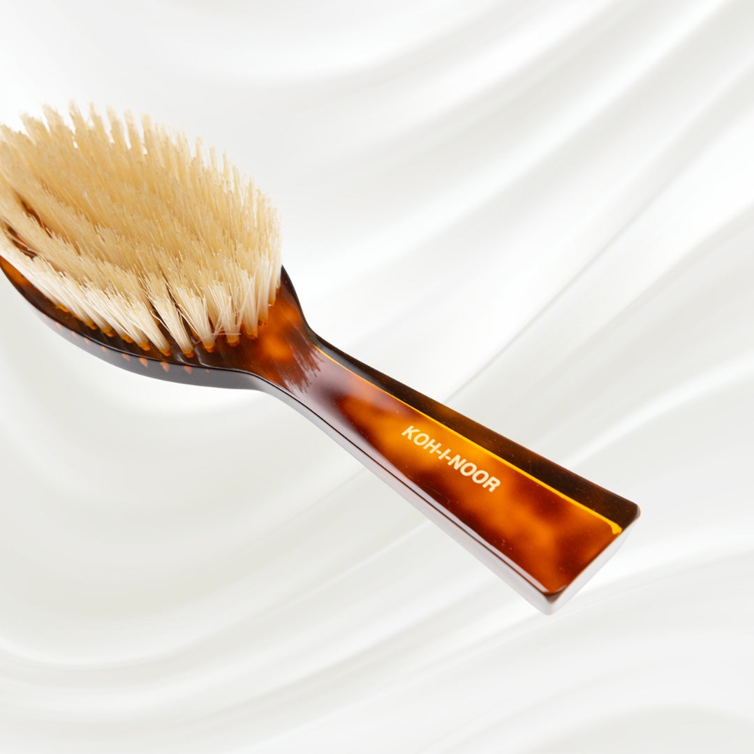 Jaspè Oval Hair Brush with Natural Bristles – KOH-I-NOOR Beauty USA