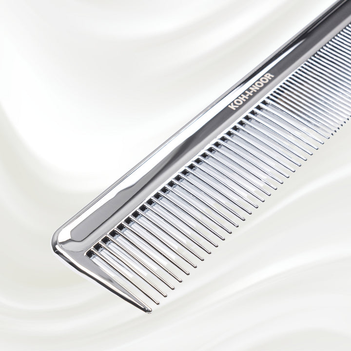 Metallic Wide and Close Spread Teeth Comb