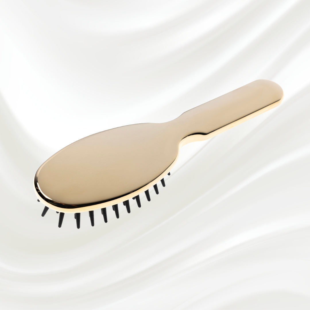 Metallic Pneumatic Detangling Hairbrush