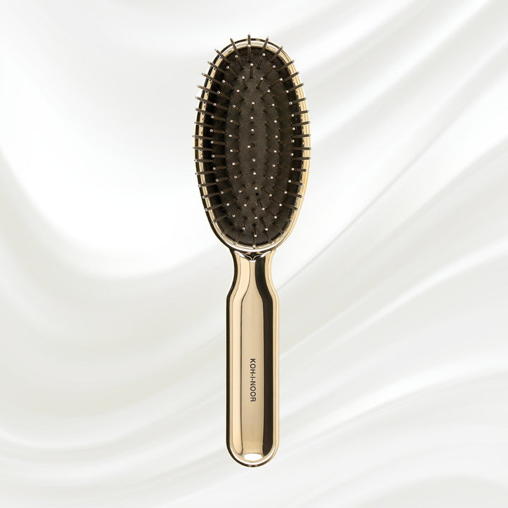 Brosse à cheveux à picots métalliques