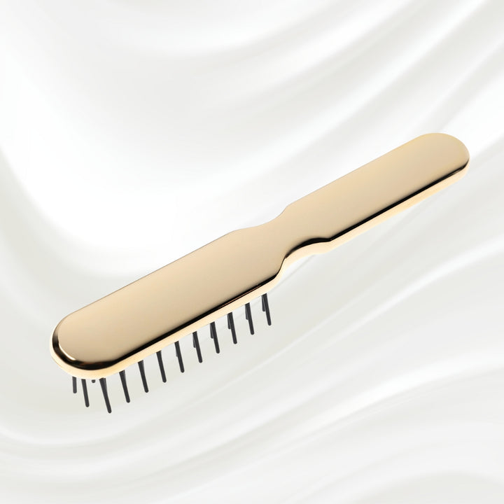 Brosse à cheveux synthétique pneumatique métallique