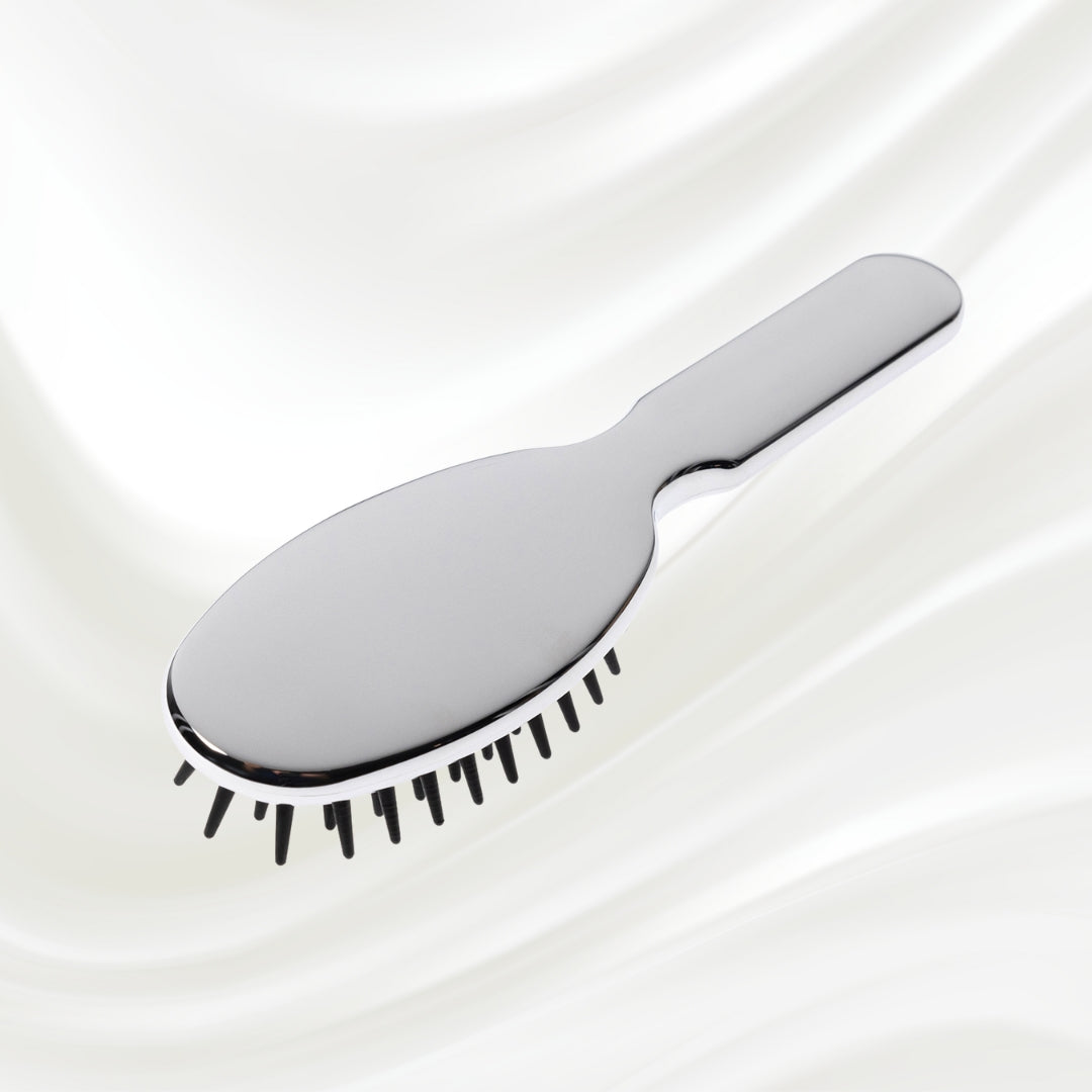 Brosse à cheveux démêlante pneumatique métallique