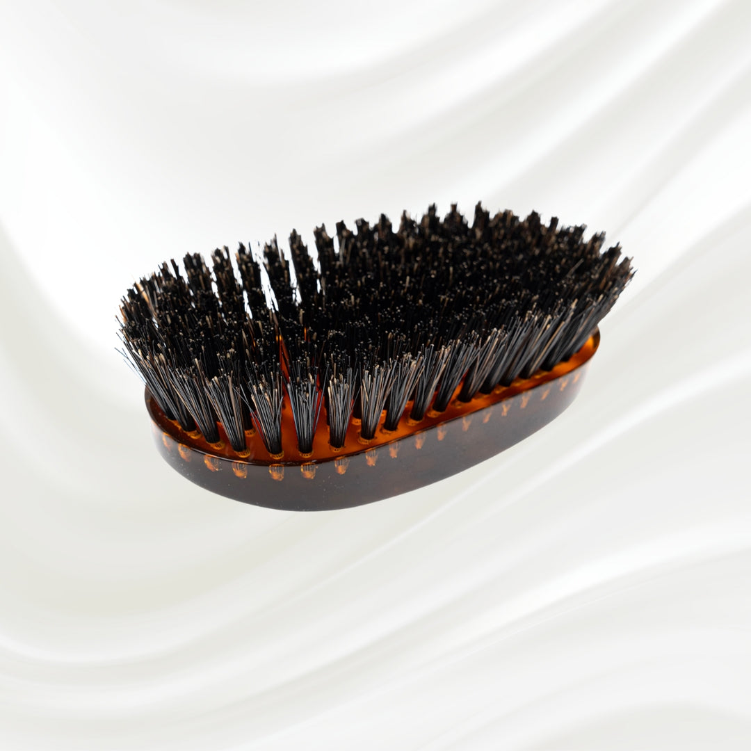 JASPÈ Military Hair Brush in Boar Bristle