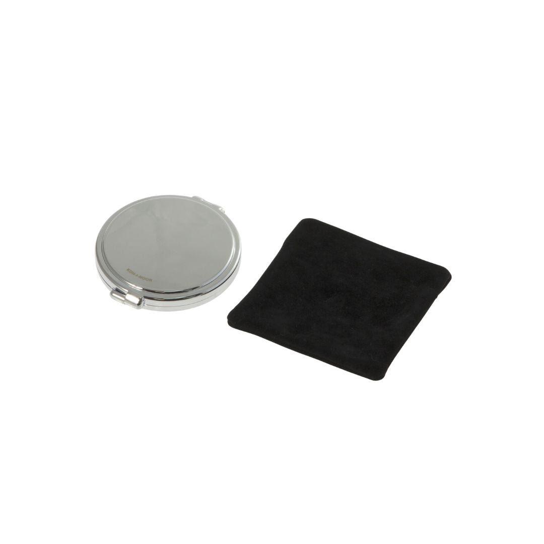 Chrome Compact Mirror with 3x or 6x Magnification