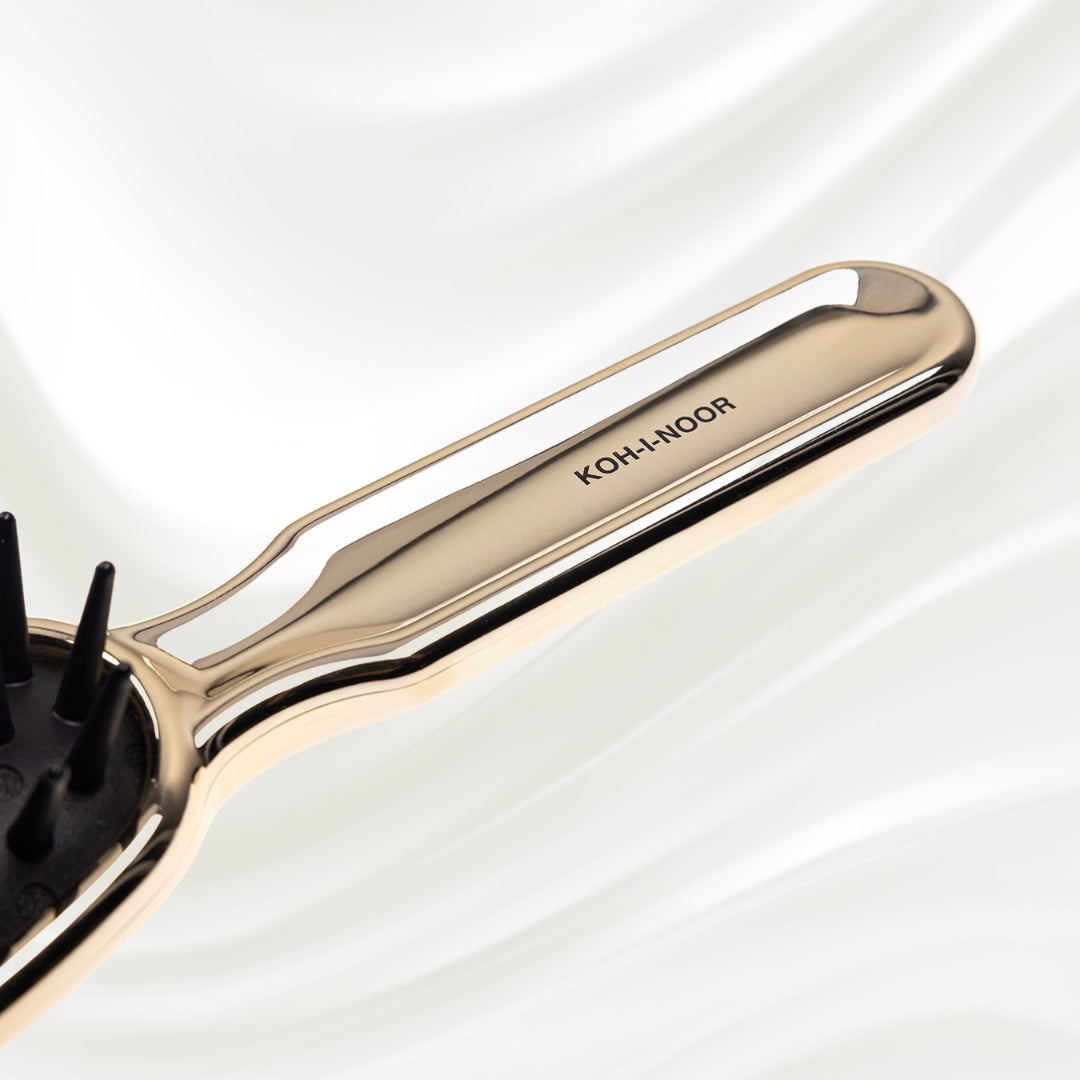 Brosse à cheveux démêlante pneumatique métallique