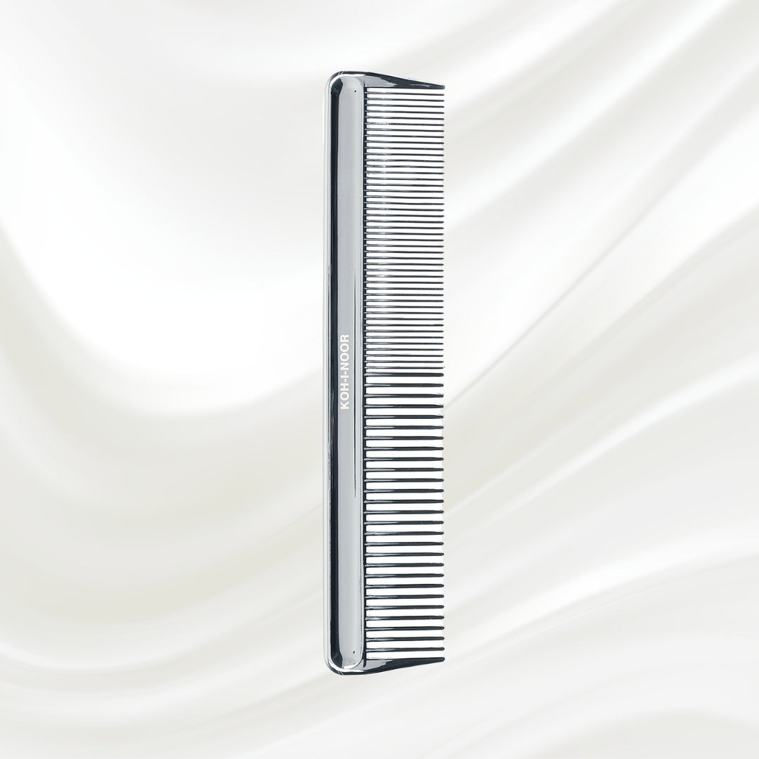 Metallic Wide and Close Spread Teeth Comb