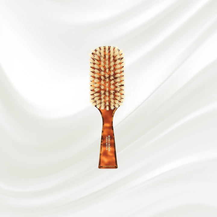 Jaspè Wide Rectangular Hair Brush with Boar or Natural Bristles