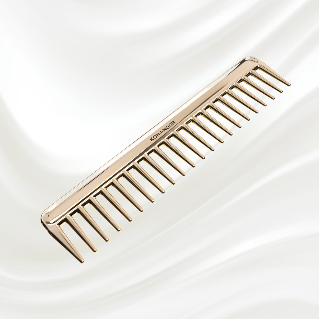 Metallic Wide Tooth Comb