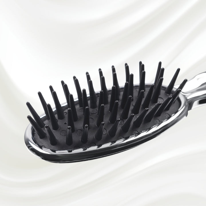 Brosse à cheveux démêlante pneumatique métallique