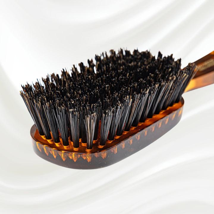 Jaspè Wide Rectangular Hair Brush with Boar or Natural Bristles