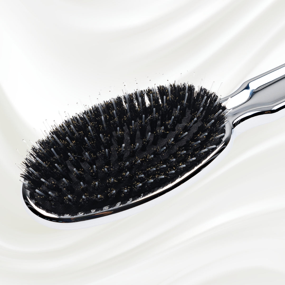 Brosse en nylon métallique et poils de sanglier