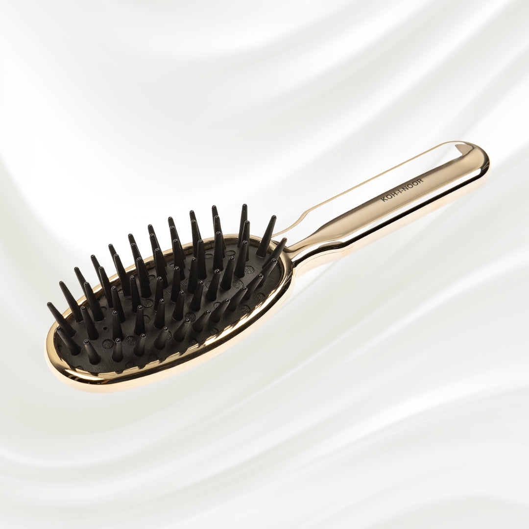 Metallic Pneumatic Detangling Hairbrush