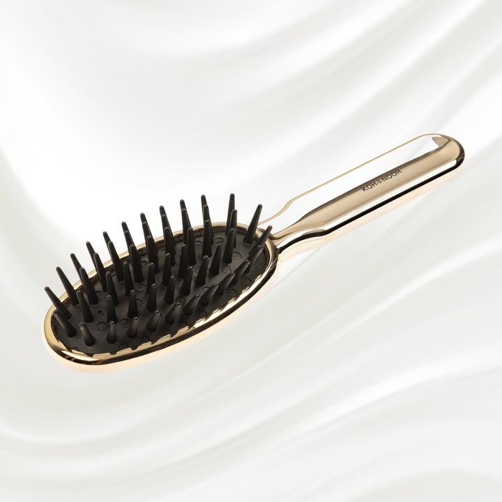 Brosse à cheveux démêlante pneumatique métallique