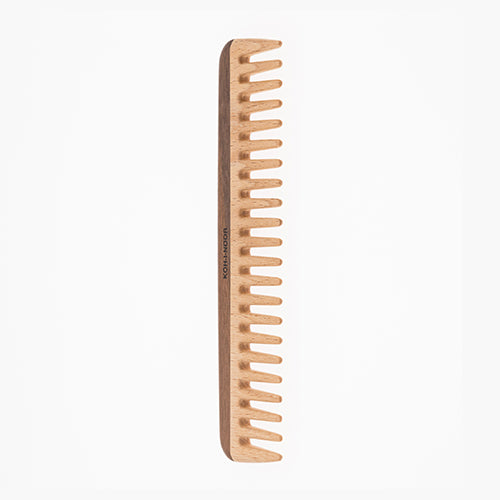 Legno Beech and Kotibe Wood Wide Spread Tooth comb