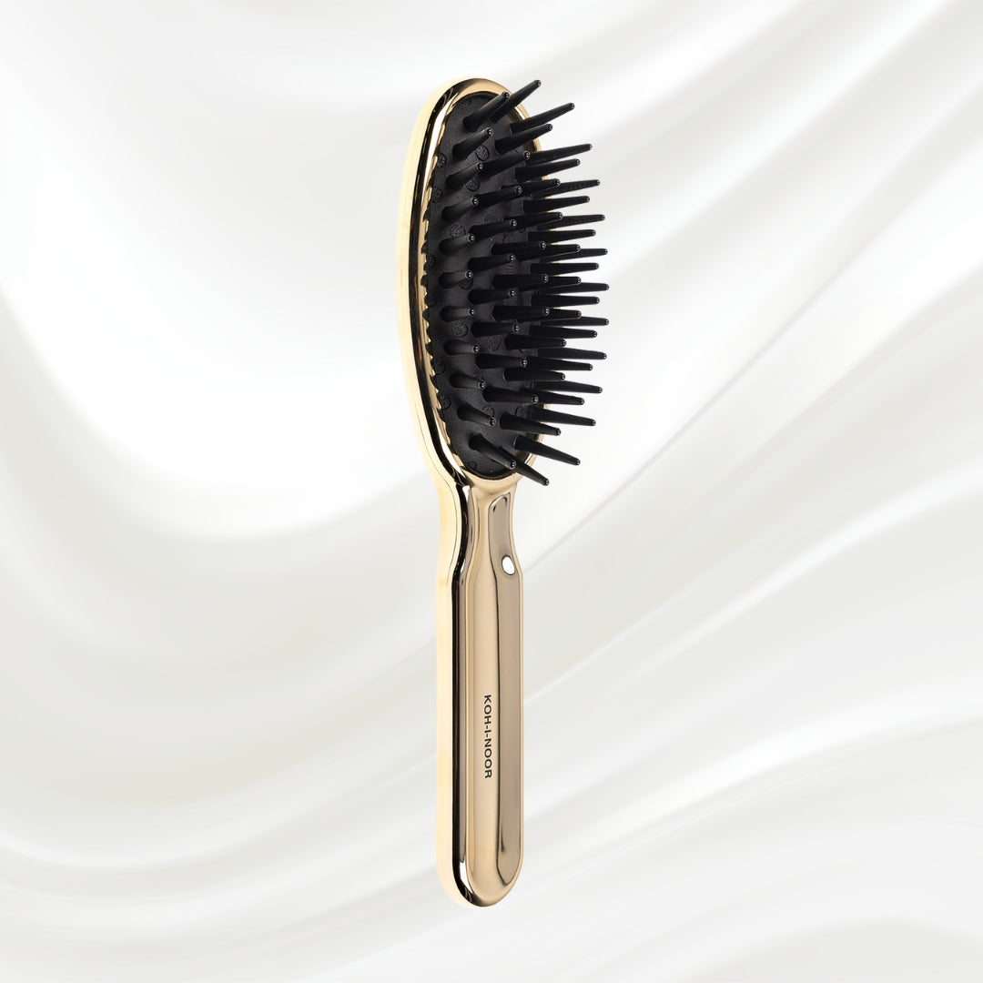 Metallic Pneumatic Detangling Hairbrush