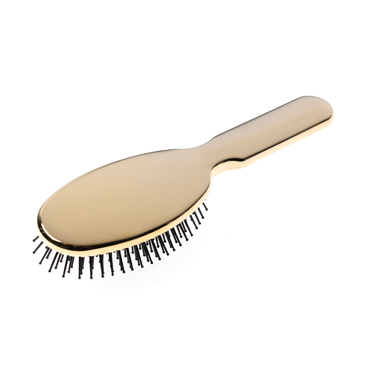 Metallic Pneumatic Oval Synthetic Pin Hairbrush