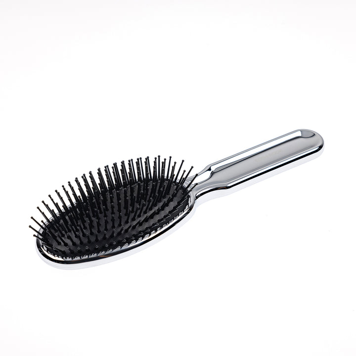 Metallic Pneumatic Oval Synthetic Pin Hairbrush