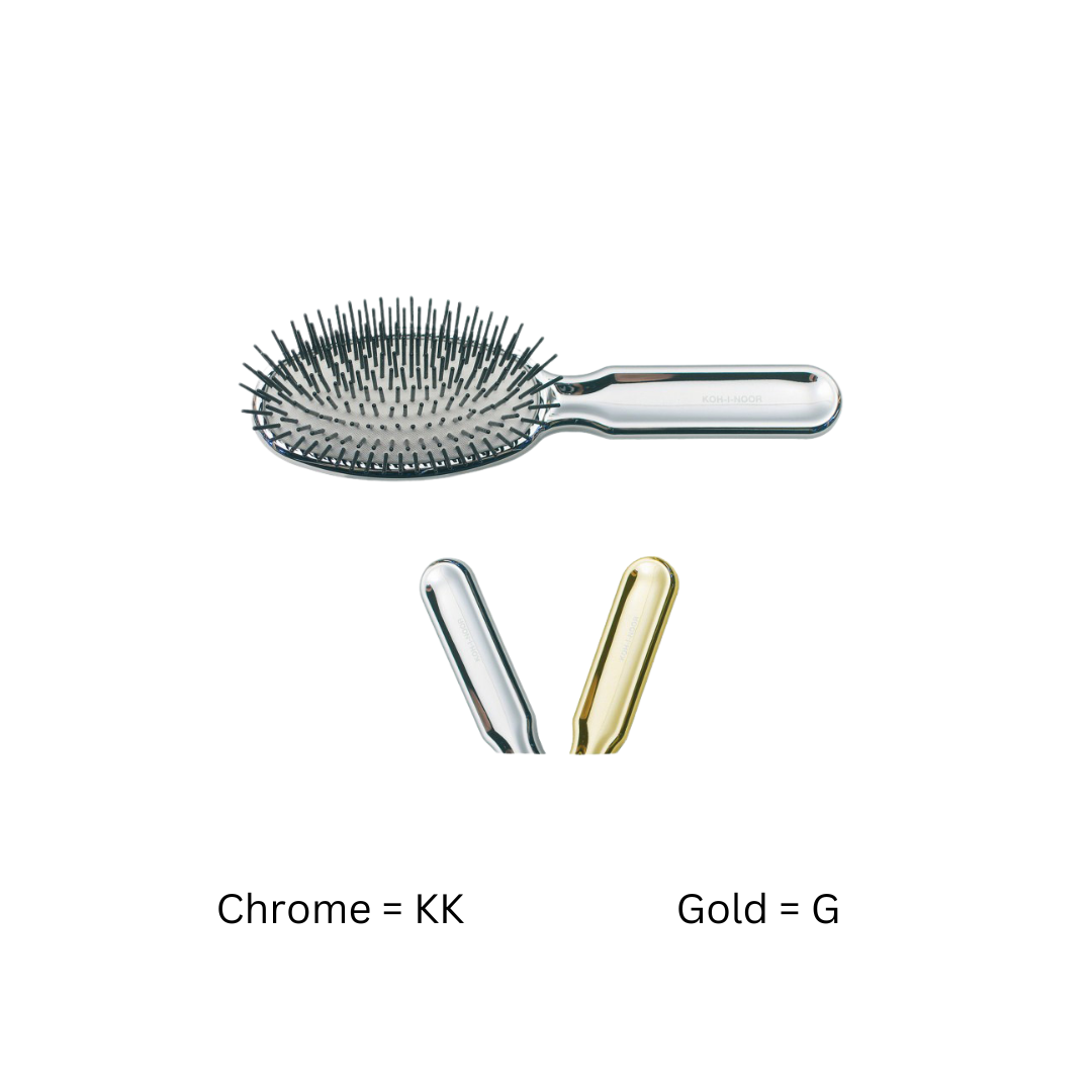 Metalli Pneumatic Oval Nylon Pin Hairbrush