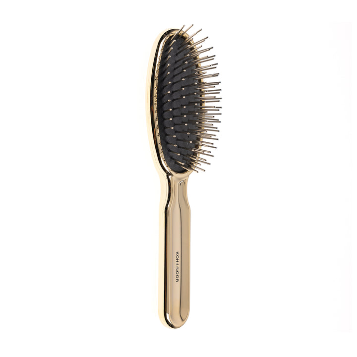 Metallic Metal Pin Hair Brush