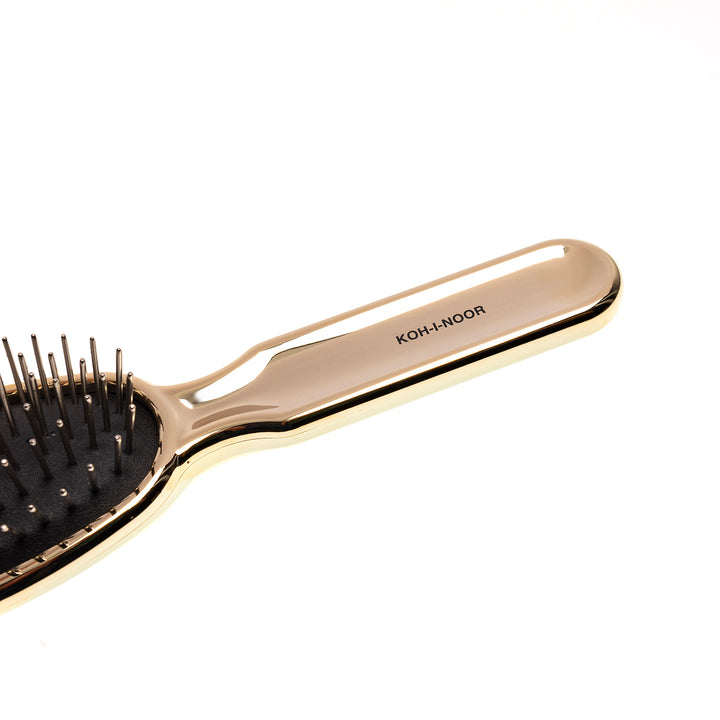 Metallic Metal Pin Hair Brush