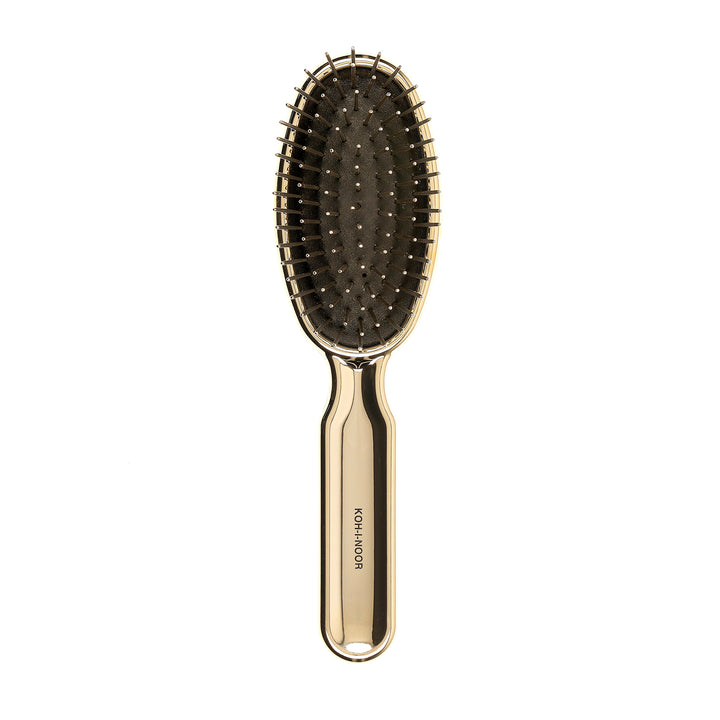 Metallic Metal Pin Hair Brush