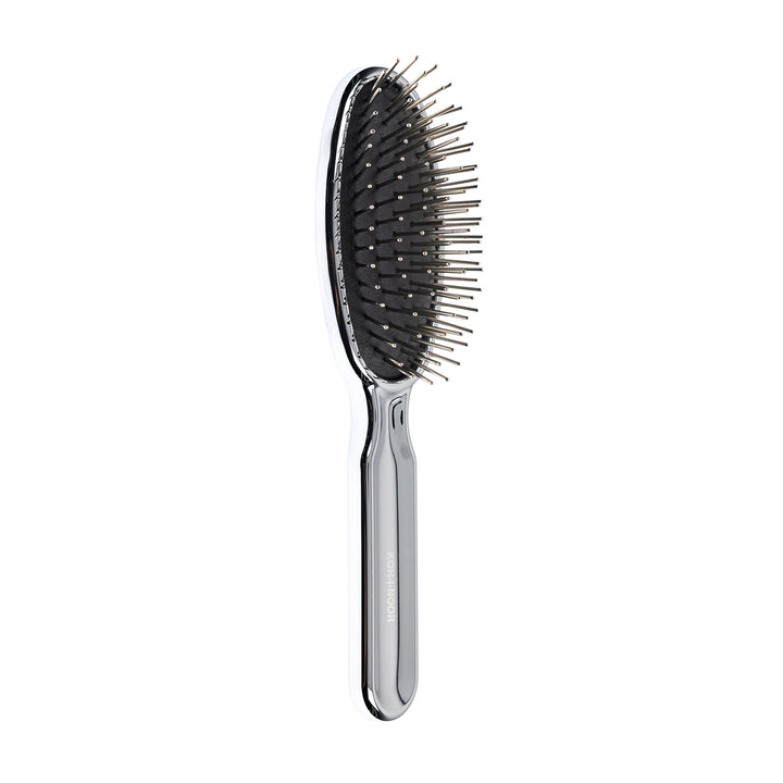 Metallic Metal Pin Hair Brush