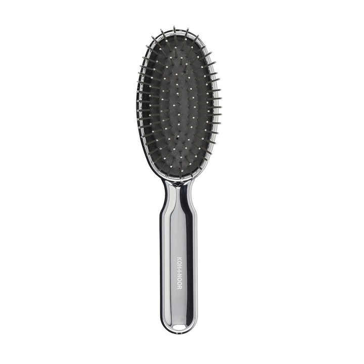 Metallic Metal Pin Hair Brush