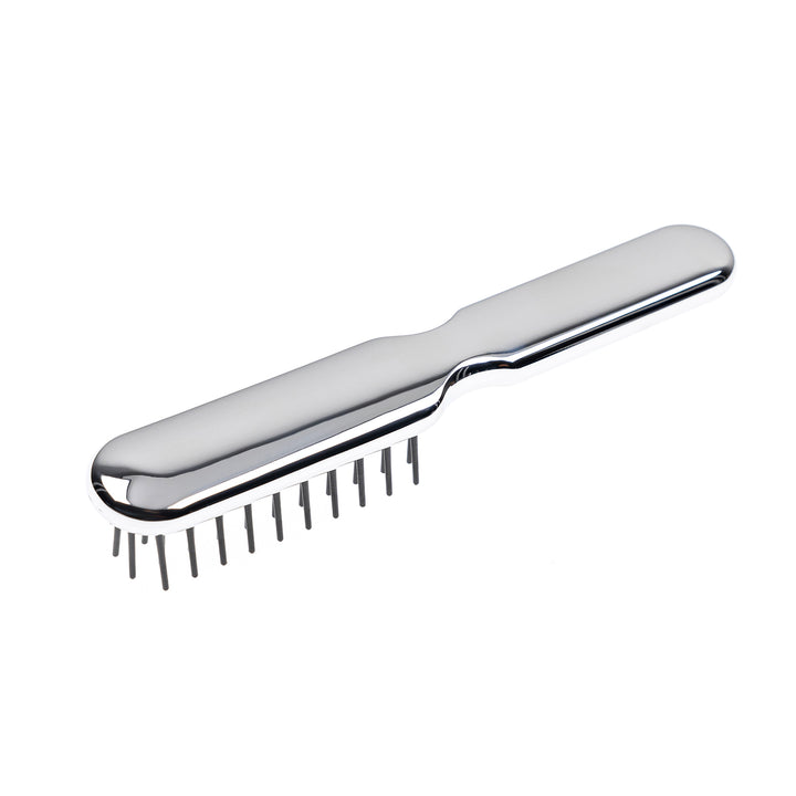 Metallic Pneumatic Synthetic Pin Styling Hairbrush