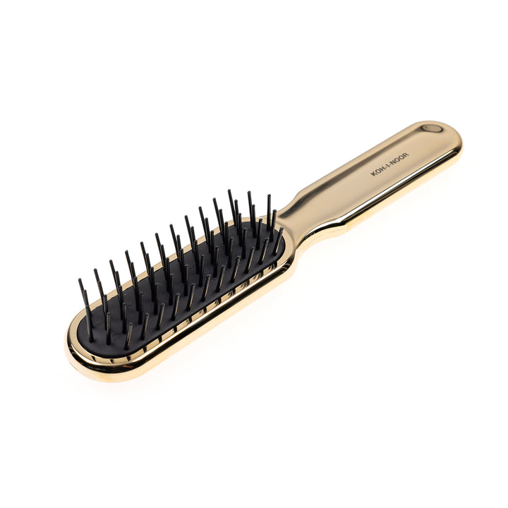 Metallic Pneumatic Synthetic Pin Styling Hairbrush