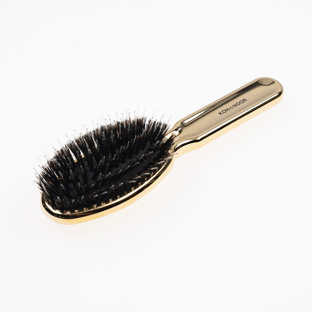 Metallic Nylon and Boar Bristle Brush