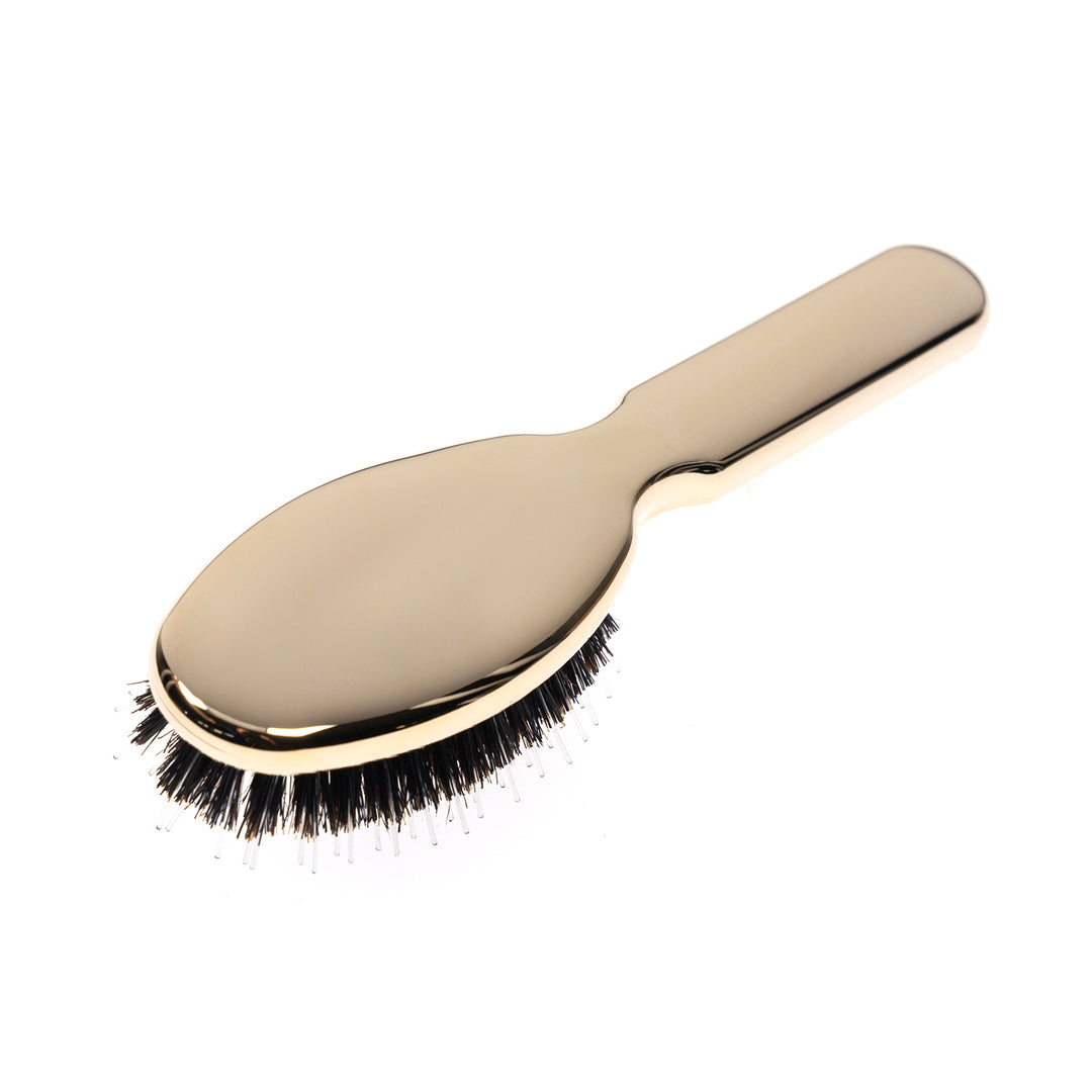 Metallic Nylon and Boar Bristle Brush