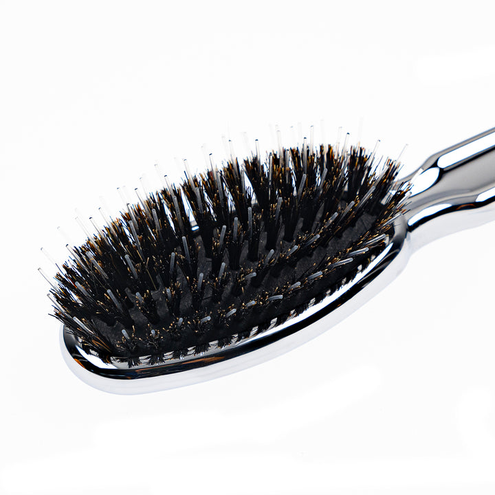 Metallic Nylon and Boar Bristle Brush