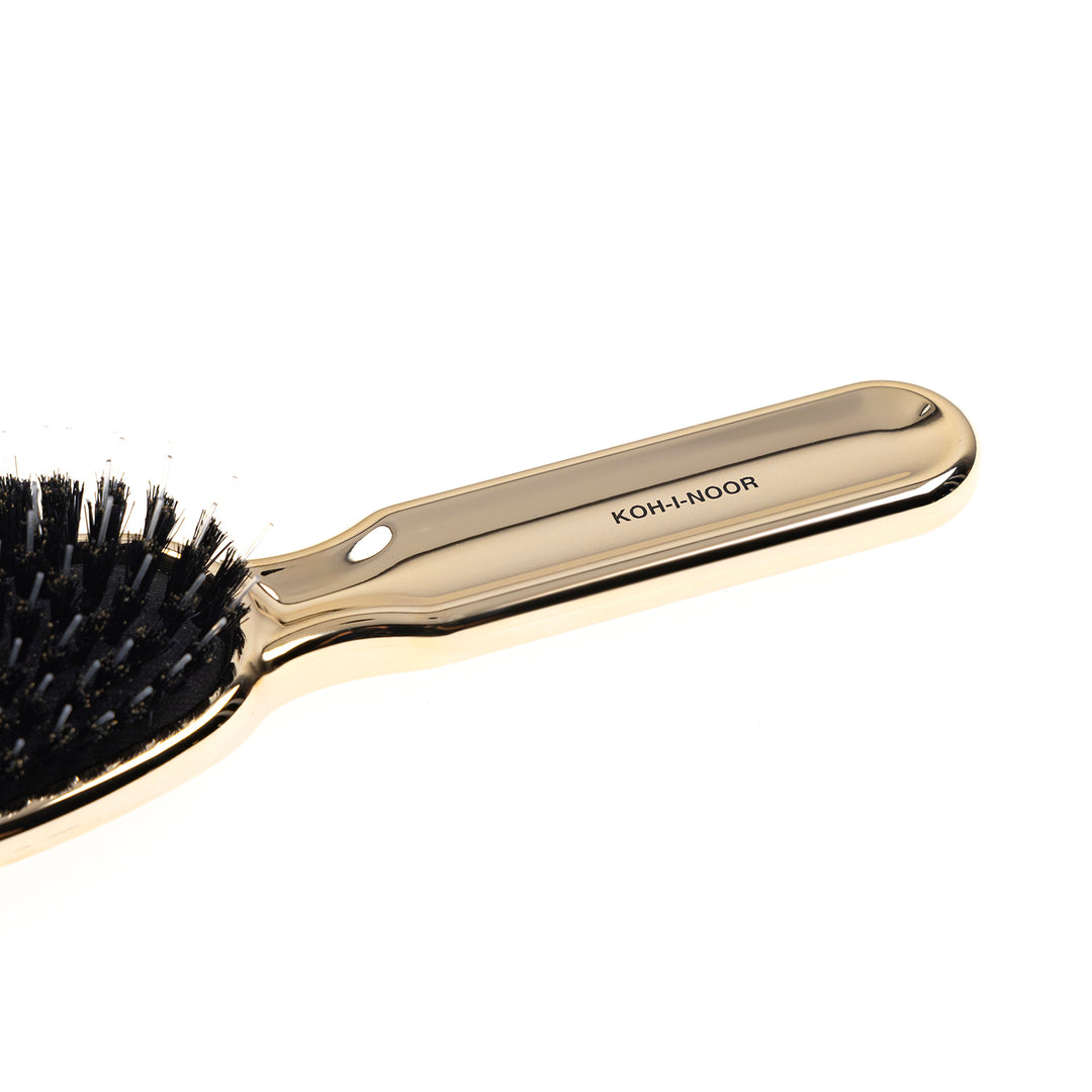 Metallic Nylon and Boar Bristle Brush