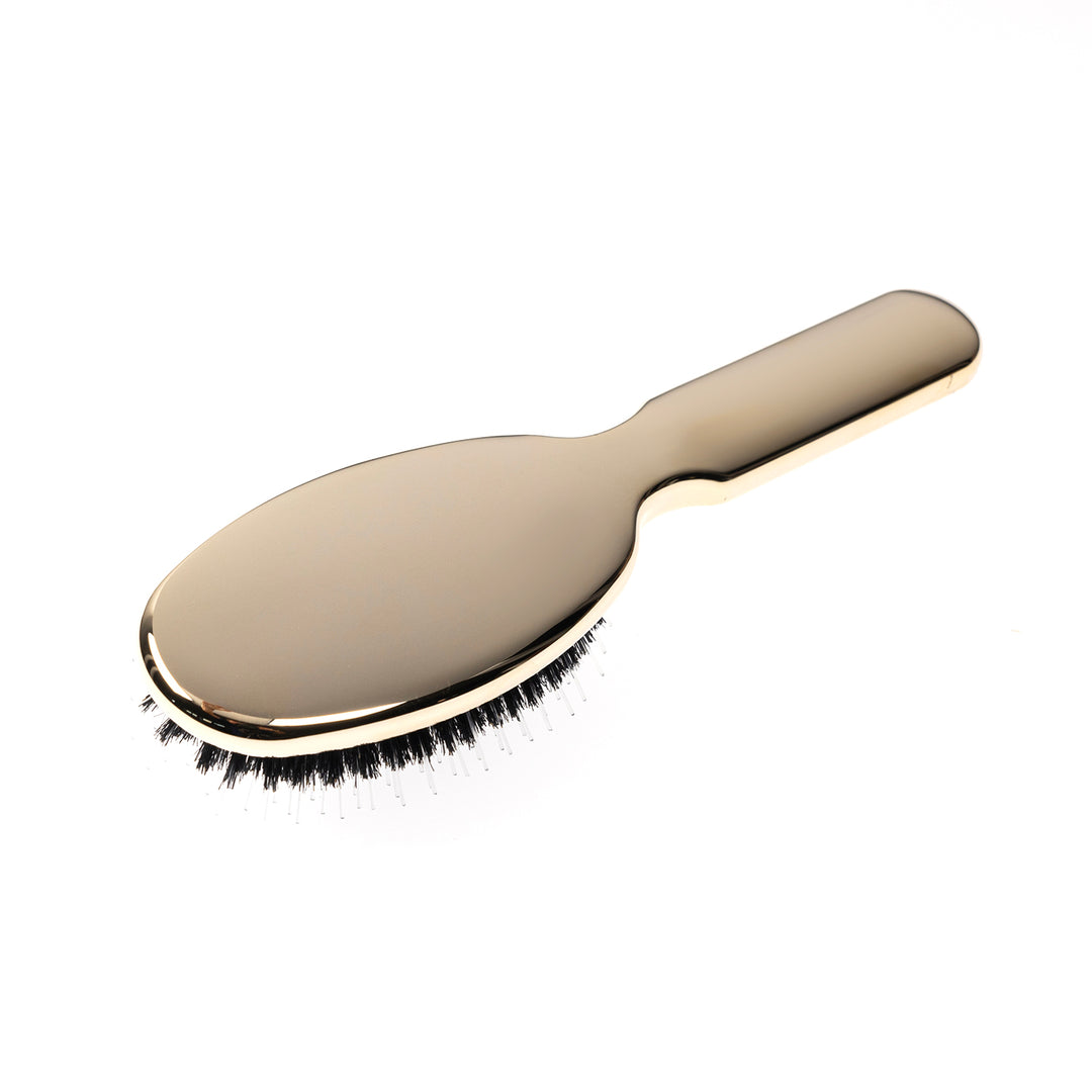 Metallic Nylon and Boar Bristle Brush