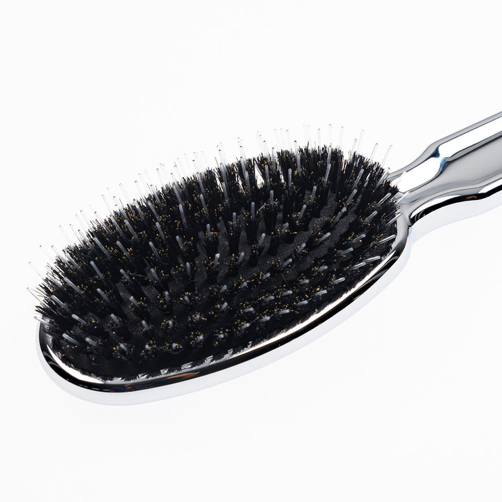 Metallic Nylon and Boar Bristle Brush