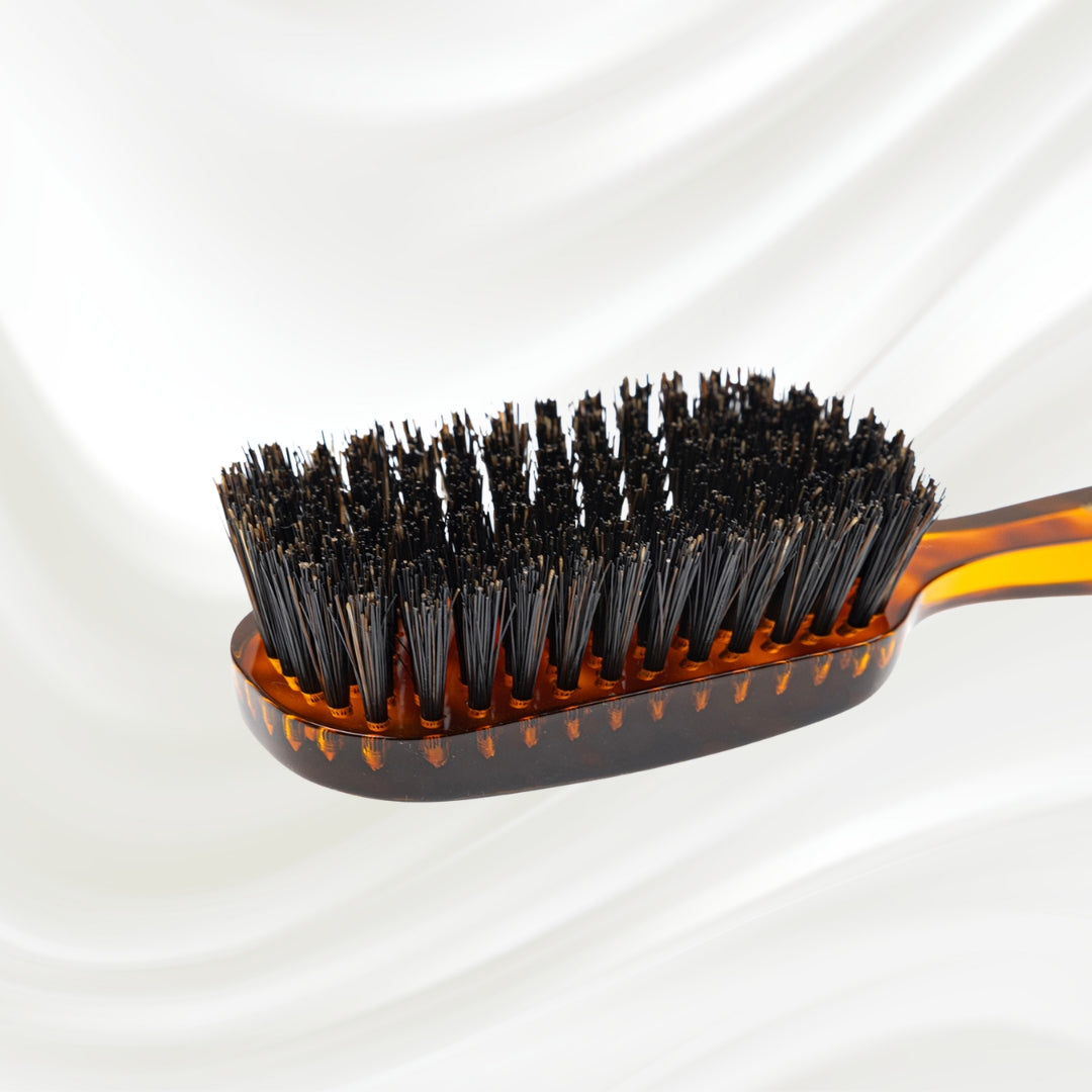 Jaspè Wide Rectangular Hair Brush with Boar or Natural Bristles