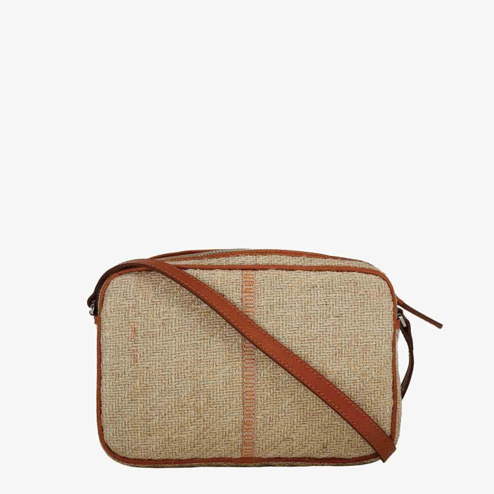 Margherita-L Crossbody Jute and Leather by Nosetta