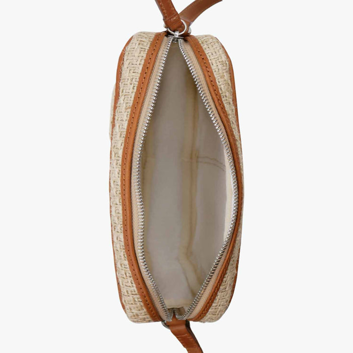 Margherita-L Crossbody Jute and Leather by Nosetta