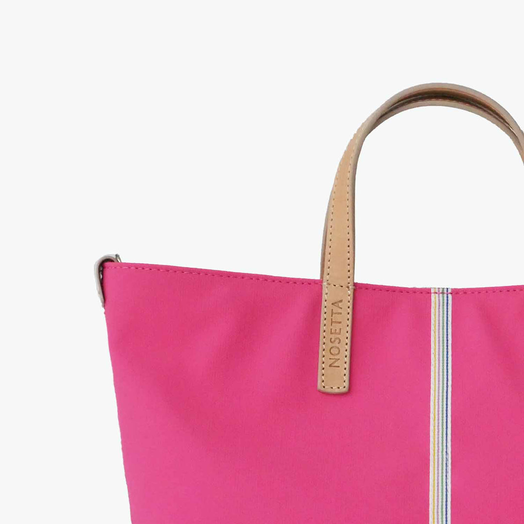 Carlia Small Tote Canvas and Leather by Nosetta