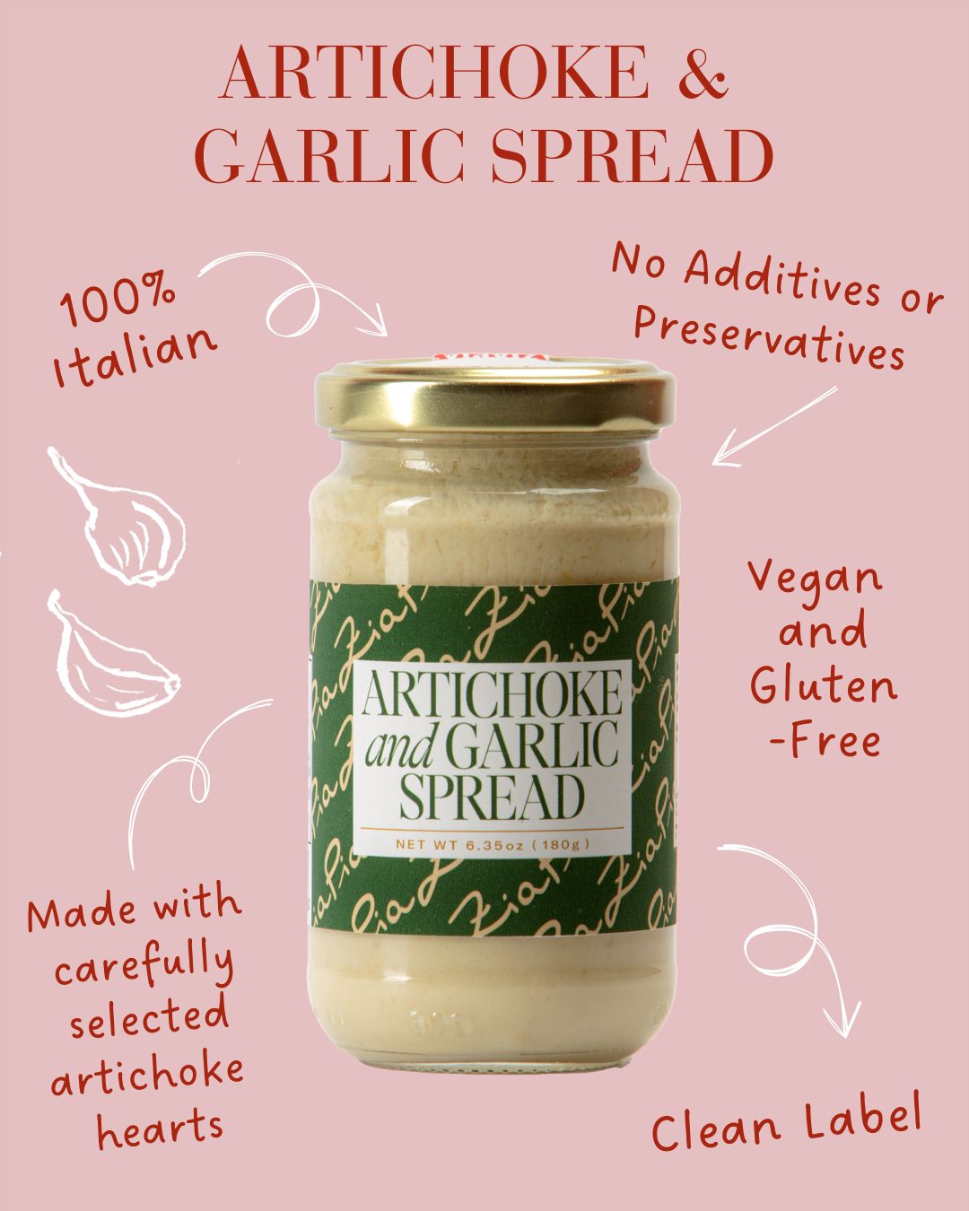Zia Pia Artichoke and Garlic Spread