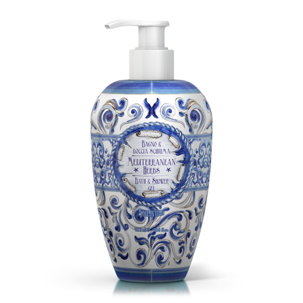 Gel de baño y ducha Le Maioliche HIERBAS MEDITERRÁNEAS 700 ml