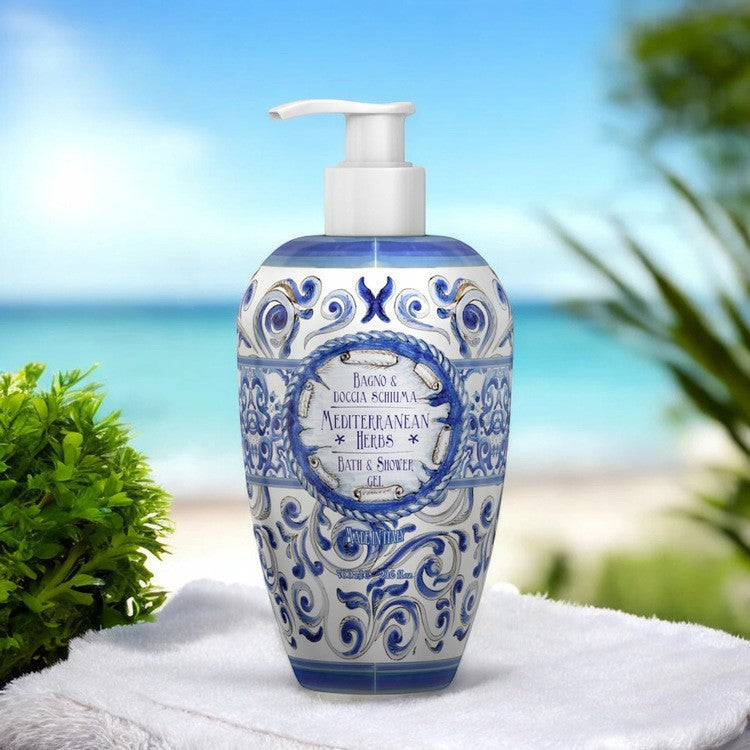 Gel de baño y ducha Le Maioliche HIERBAS MEDITERRÁNEAS 700 ml