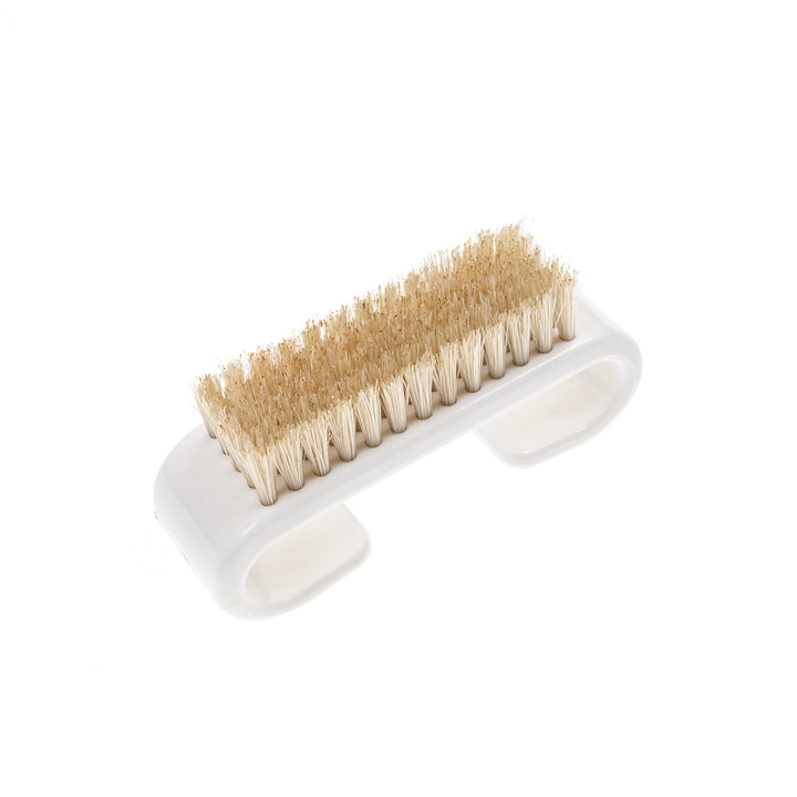 Brosse à ongles professionnelle en poils naturels, unilatérale