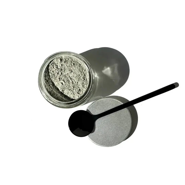 Hawaiian Sea Salt, Australian Black Clay & Black Tea Facial Clay Mask with Australian black clay + Vitamin C + Aloe vera