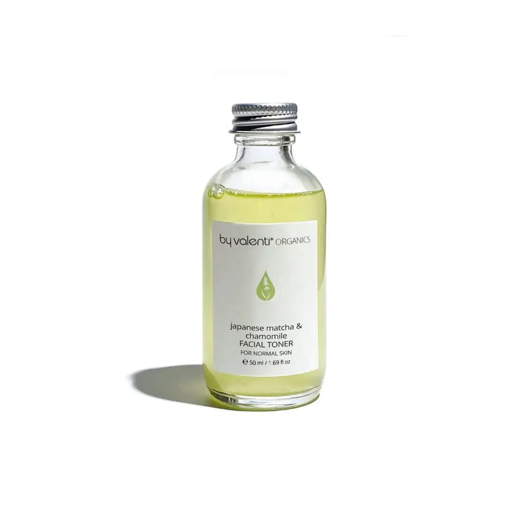 Japanese Matcha & Chamomile Facial Toner for Normal Skin with Hydrolats + Witch Hazel + Japanese Matcha Extract