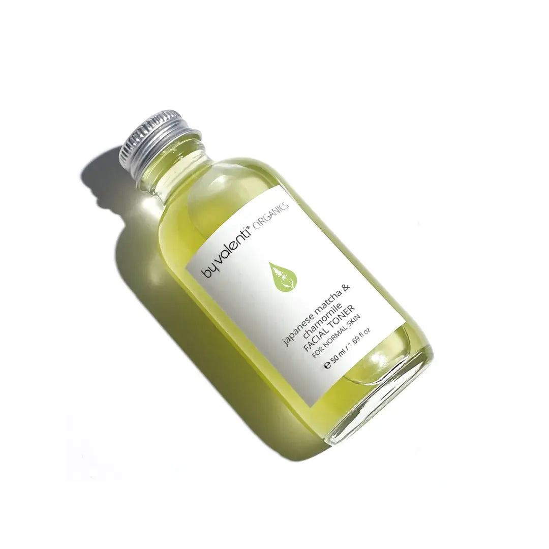 Japanese Matcha & Chamomile Facial Toner for Normal Skin with Hydrolats + Witch Hazel + Japanese Matcha Extract