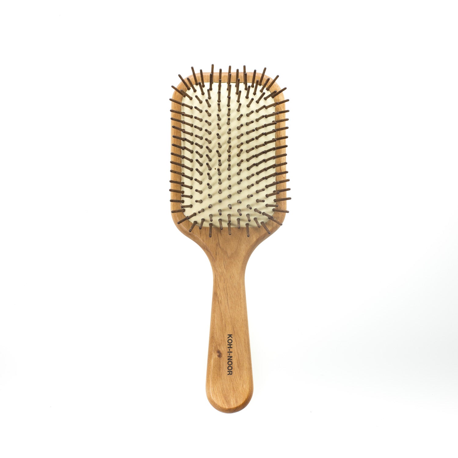 Legno Red Alder Wood Pneumatic Paddle Hair Brush with Hornbeam Wood Pi ...